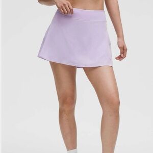 Lululemon NWOT Lightweight High-Rise Tennis Skirt Lavender Frost
